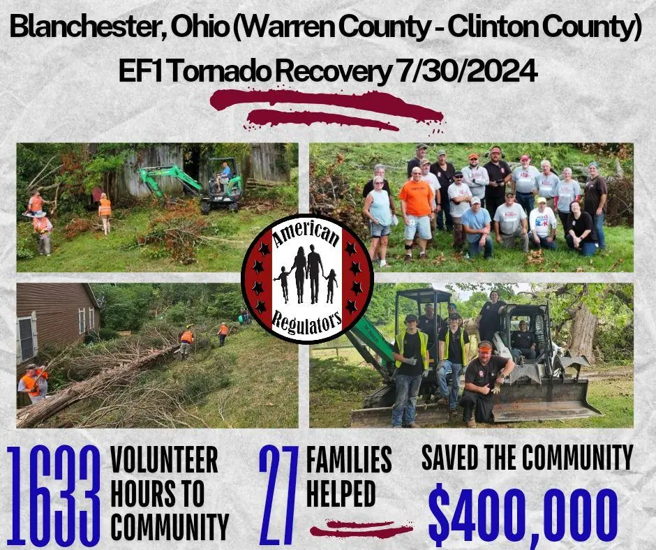 Warren County - Clinton County Ohio EF1 tornado.
